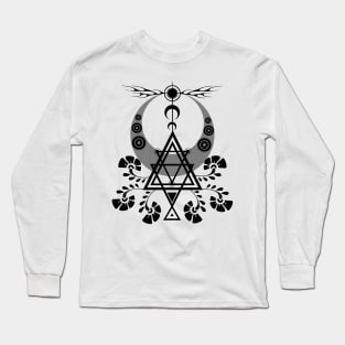 MOON AND TRIANGLES Long Sleeve T-Shirt
